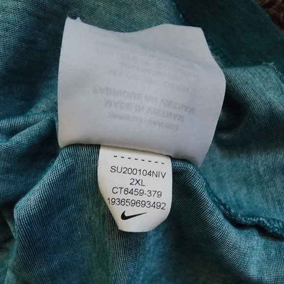 Nike Dri-Fit Blue Graphic Training Shirt XXL - Picture 5 of 6